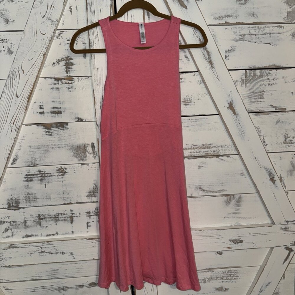 Athleta La Palma Tank Dress Size Small Sleeveless Coral Salmon NWOT